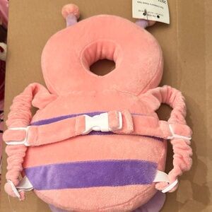 Safety Backpack - Plush Pink and Purple Butterfly